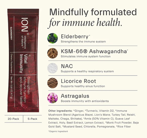 '+Vital Immunity 20 packets by ION