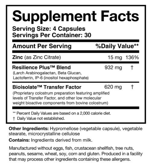 Transfer Factor Rapid Response by Researched Nutritionals