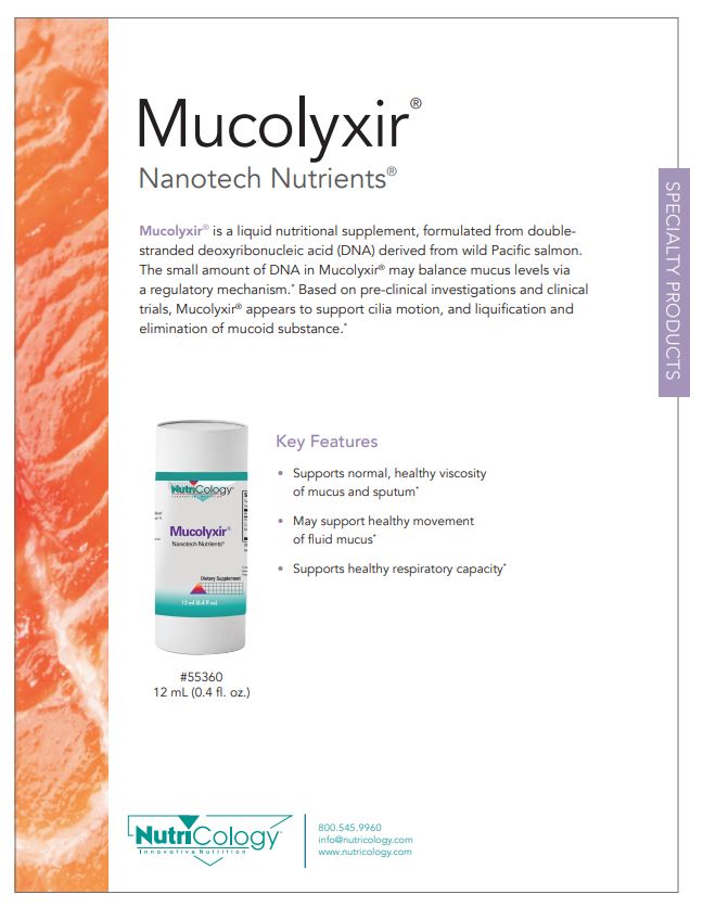 Mucolyxir by NutriCology