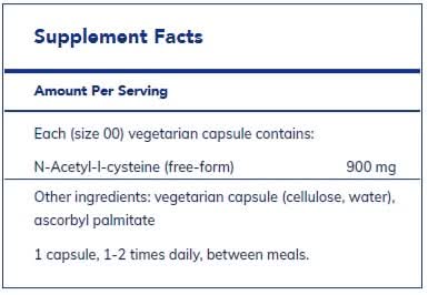 NAC 900 mg 120ct by Pure Encapsulations