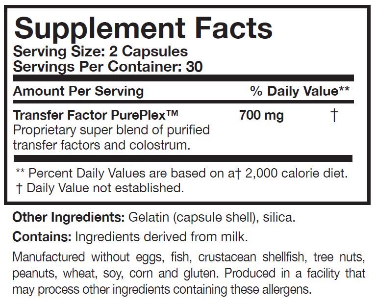 Transfer Factor (Sensitive) by Researched Nutritionals
