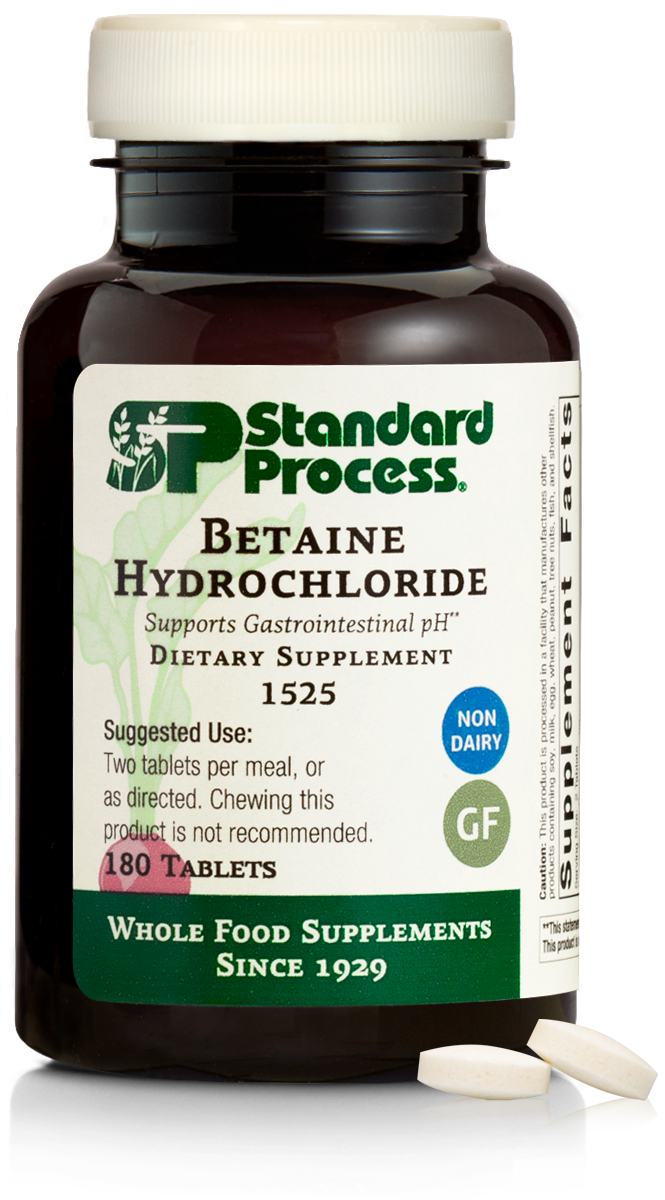 Betaine Hydrochloride, 180 Tablets