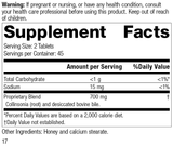 Cholacol®, 90 Tablets, Rev 16 Supplement Facts