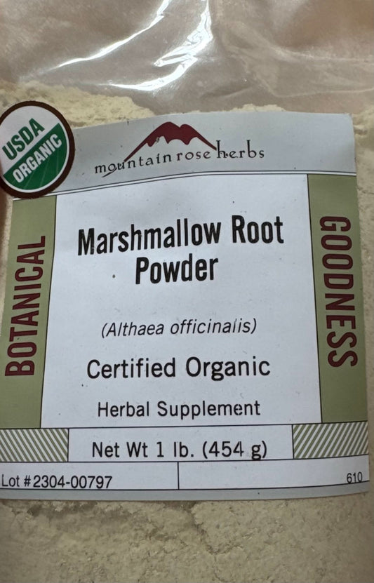 Organic Marshmallow Root Powder 1lb by Mountain Rose Herbs