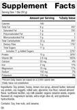 StandardBar®-Soy Almond Crunch, Rev 08 Supplement Facts