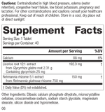 Adrenal Complex, 40 Tablets, Rev 05 Supplement Facts