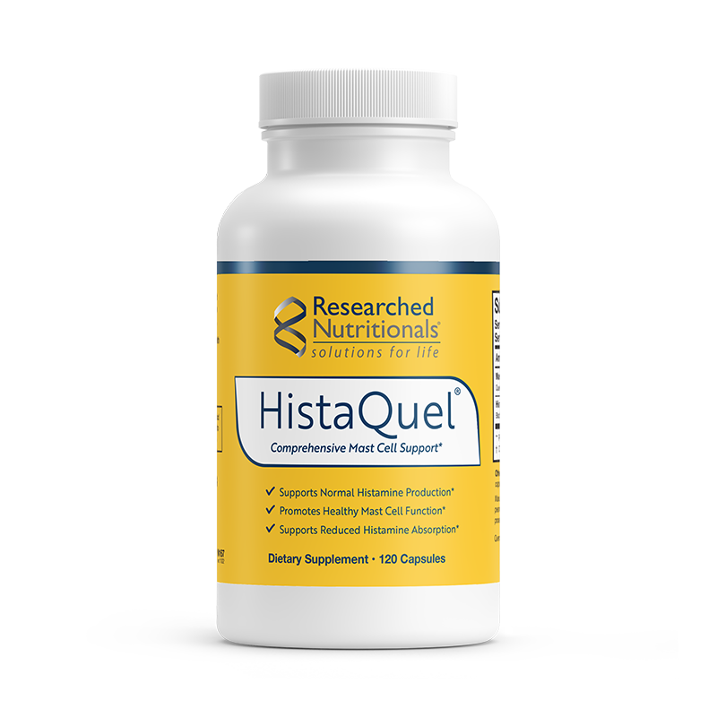 Researched Nutritionals HistaQuel mast cell and histamine support bottle