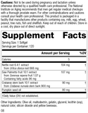 ProstaCo, 120 Capsules, Rev 08 Supplement Facts