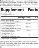 Rev 01 Supplement Facts Image