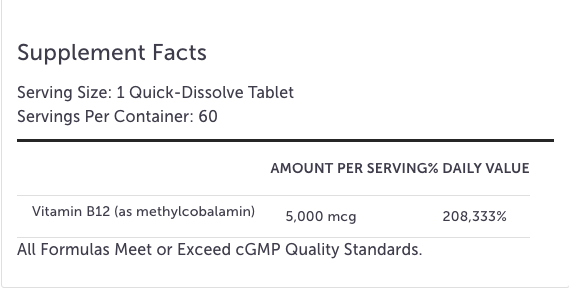 Methylcobalamin by Xymogen