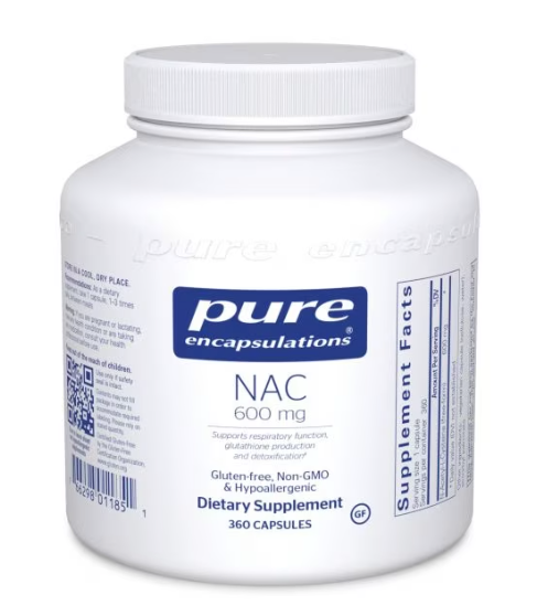NAC 600mg by Pure Encapsulations