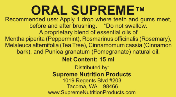 Oral Supreme by Supreme Nutrition