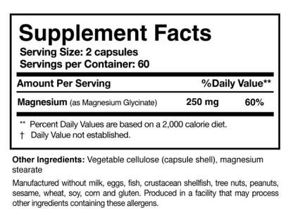 Magnesium Glycinate by Researched Nutritionals