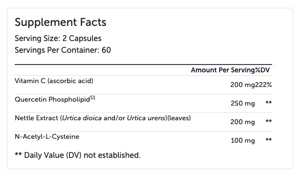 Quercetin 20x Plus by Xymogen