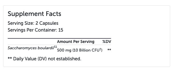 Saccharomycin DF 30 Capsules by Xymogen