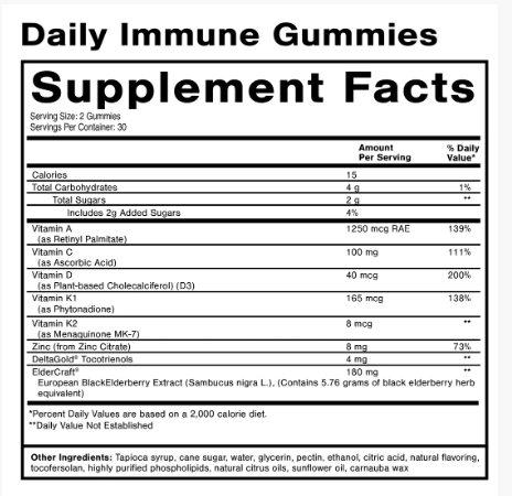 Daily Immune Gummies by Quicksilver Scientific