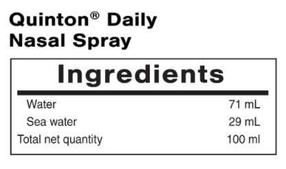 Quinton Daily Nasal Spray by Quicksilver Scientific