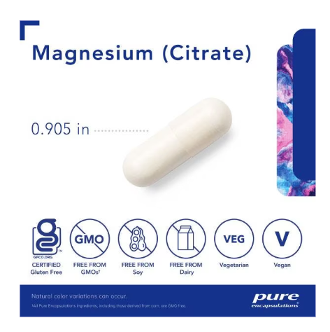 Magnesium Citrate 180's by Pure Encapsulations