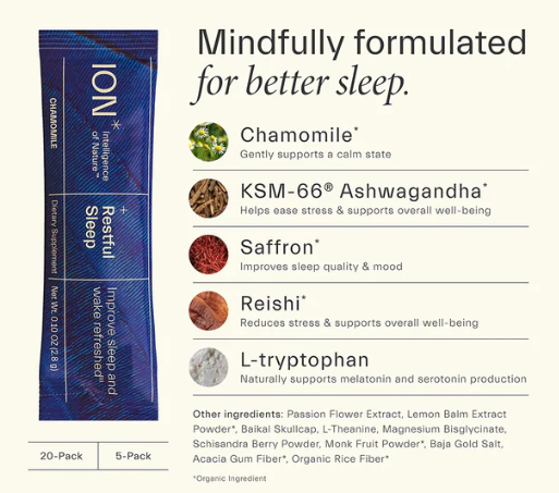 '+Restful Sleep 20 packets by ION