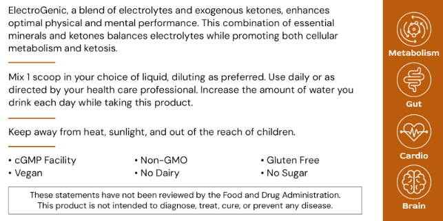 ElectroGenic by Alimentum Labs (formerly Systemic Formulas)