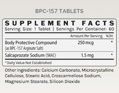 BPC-157 Tablets 250mcg by InfiniWell