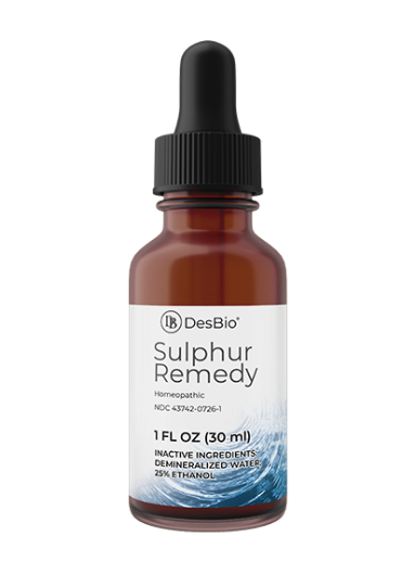 Sulphur Remedy Homeopathic by DesBio