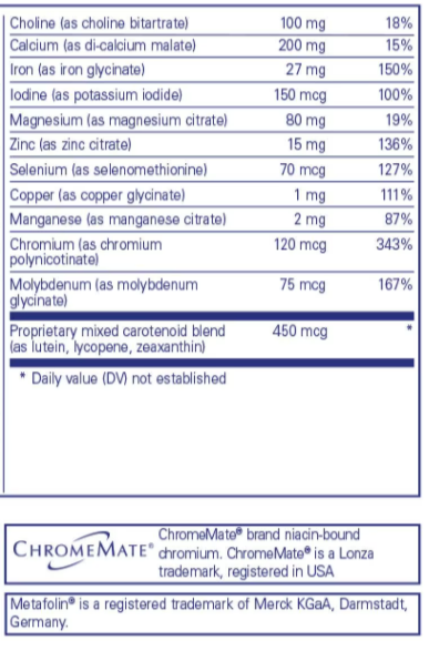 Women's Nutrients by Pure Encapsulations