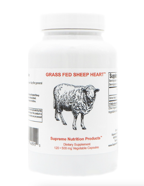 Grass Fed Sheep Heart by Supreme Nutrition