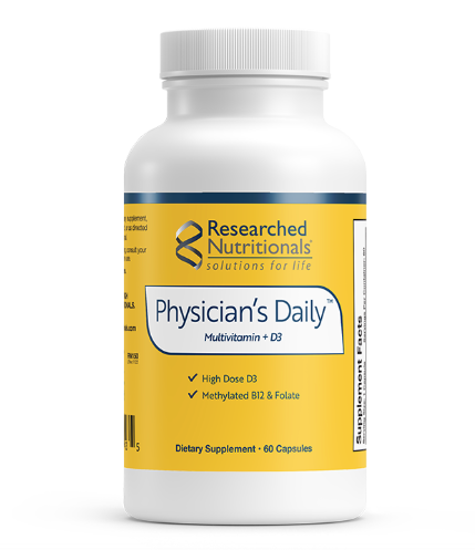 Physician’s Daily Multivitamin + D3 by Researched Nutritionals