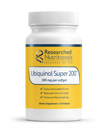 Ubiquinol Super 200 by Researched Nutritionals