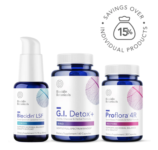 Bioclear Microbiome Detox Program With Biocidin LSF by Biocidin Botanicals