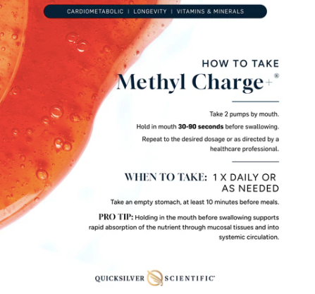 Methyl Charge+ 50mL by Quicksilver Scientific