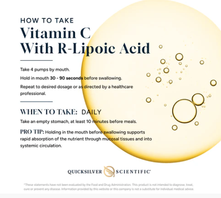 Liposomal Vitamin C with R-Lipoic Acid by Quicksilver Scientific