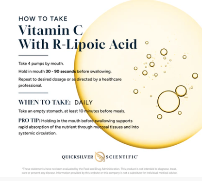 Liposomal Vitamin C with R-Lipoic Acid by Quicksilver Scientific