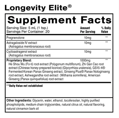 Longevity Elite by Quicksilver Scientific