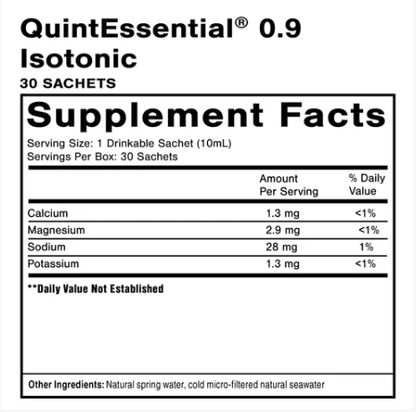 QuintEssential 0.9 Sachets by Quicksilver Scientific