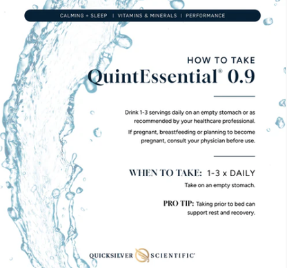 QuintEssential 0.9 Sachets by Quicksilver Scientific