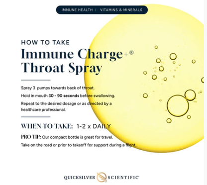 Immune Charge Throat Spray by Quicksilver Scientific