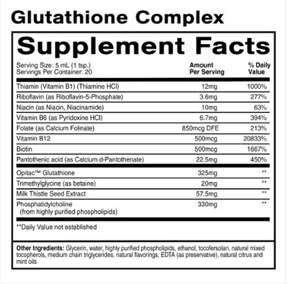 Liposomal Glutathione Complex by Quicksilver Scientific