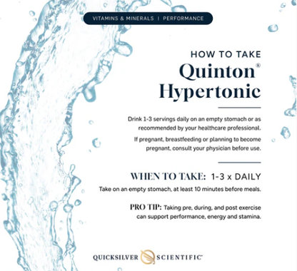 Original Quinton Hypertonic 30 Amps by Quicksilver Scientific