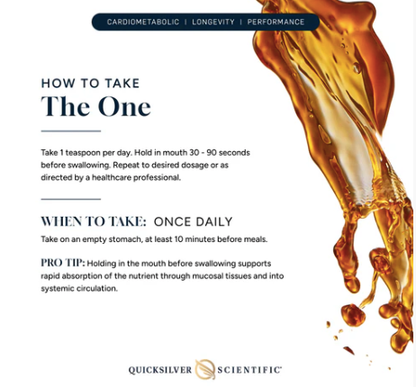 The ONE, Mitochondrial Optimizer by Quicksilver Scientific