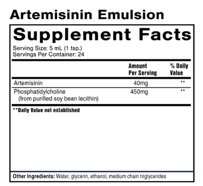 Artemisinin Emulsion by QuickSilver