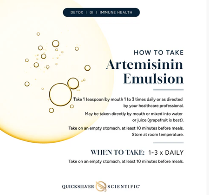 Artemisinin Emulsion by QuickSilver