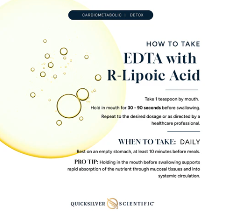 EDTA with RLA by Quicksilver Scientific