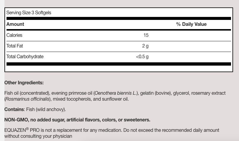 Equazen Pro ADHD Support Softgels by SFI Health