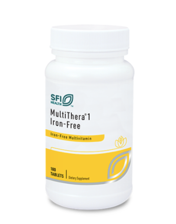 Multithera 1 Iron Free Tablets by SFI Health (formerly Klaire Labs)
