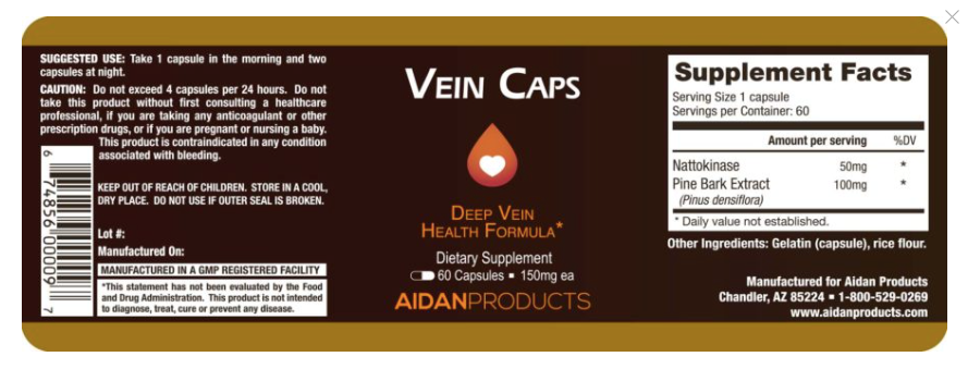 Vein Caps by Aidan Products