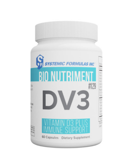 Systemic Formulas DV3 vitamin D3 with K2 supplement bottle