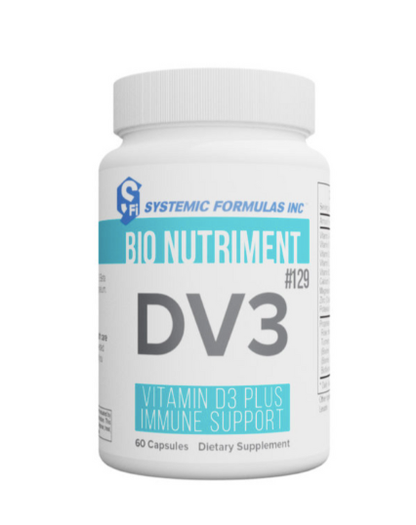 Systemic Formulas DV3 vitamin D3 with K2 supplement bottle