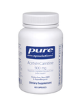Acetyl-l-Carnitine 500 mg 60's  by Pure Encapsulations